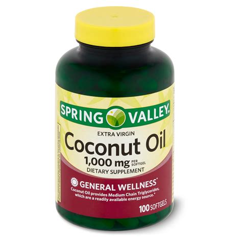Extra Virgin Coconut Oil Supplements